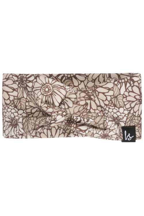 Haarband mit gedrehten Retro-Blumen 