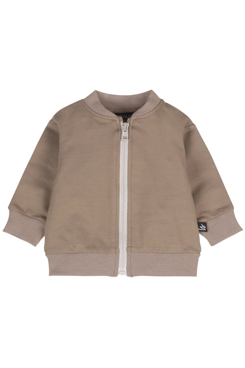 Zipper vestje light oak