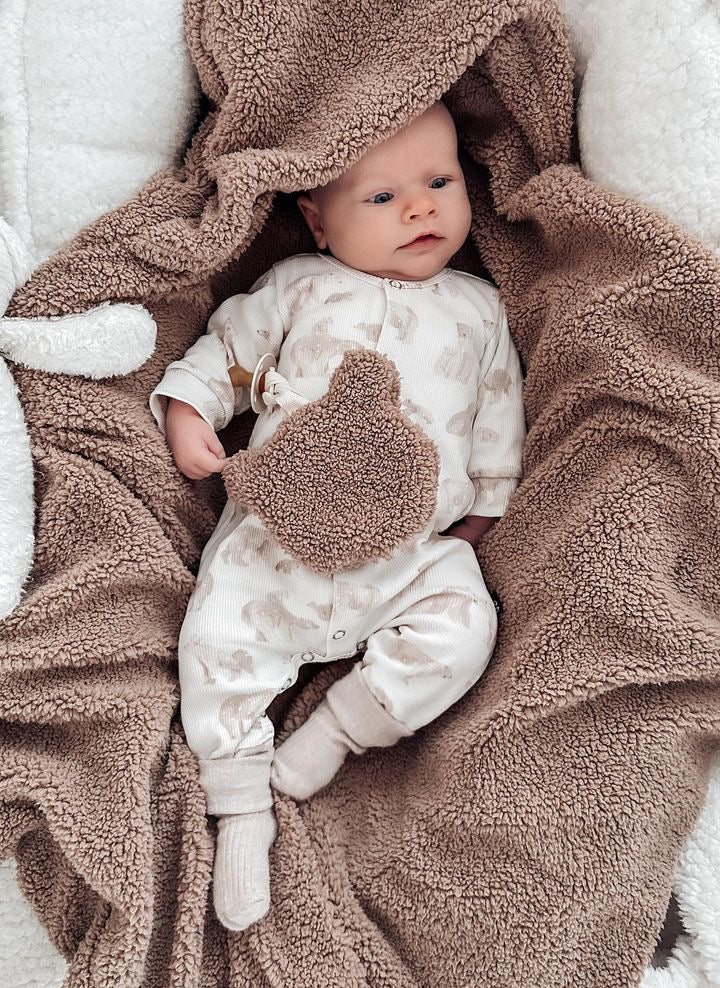 Boxpakje rib jersey snow bears