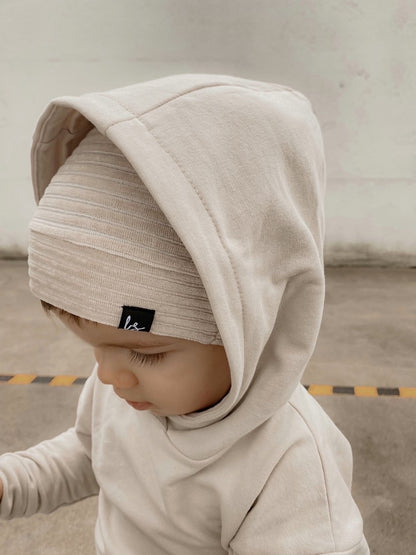 Large corduroy mutsje (sand)