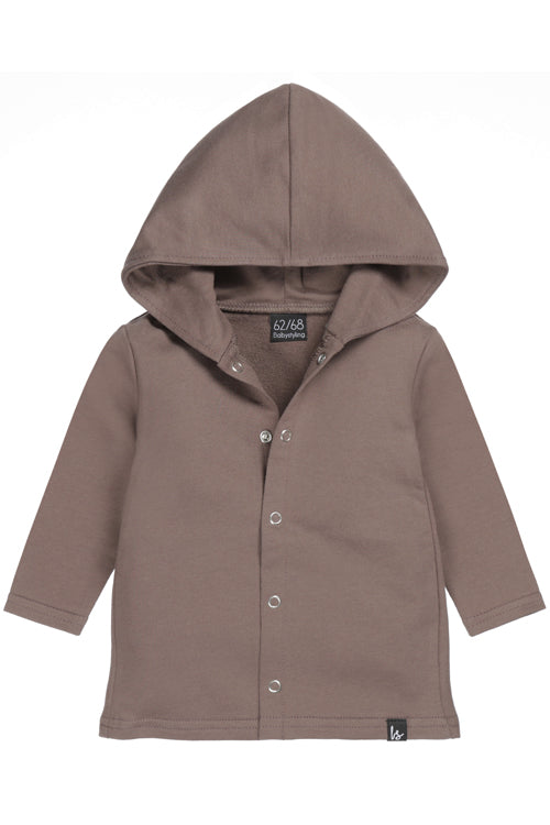 Capuchon vest bruin (lang)