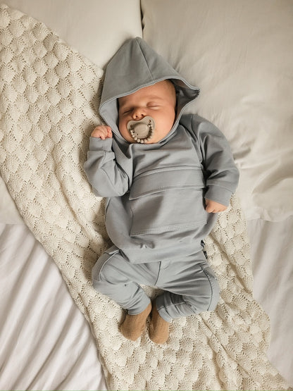 Cargo sweater grey blue