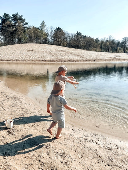 Cargo t-shirt beige