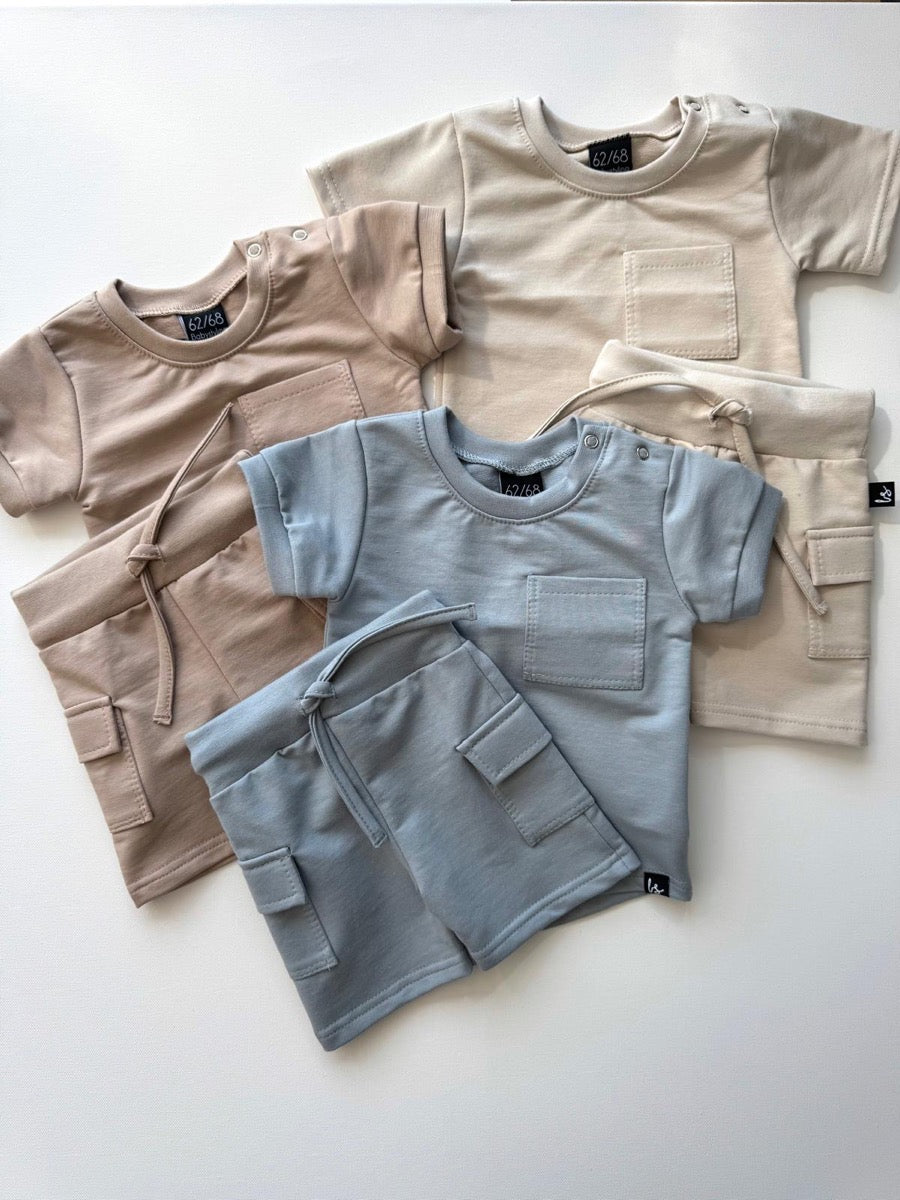 Cargo t-shirt grey blue