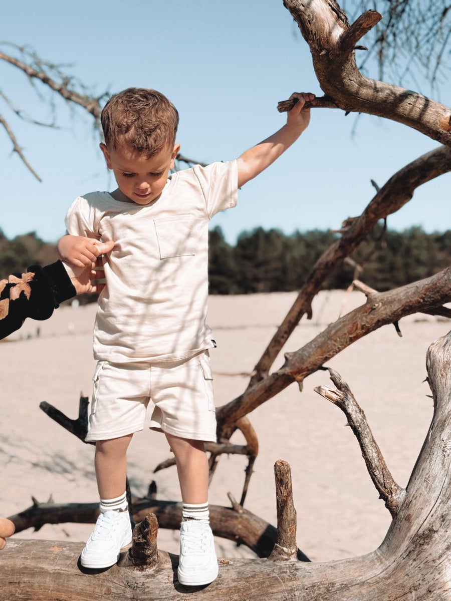 Cargo t-shirt sand