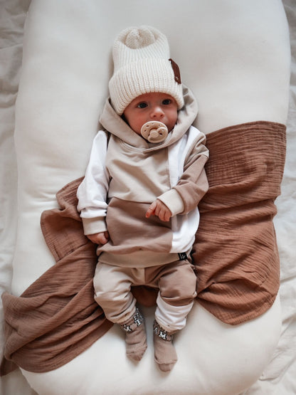 Sweater mixed combi (dark beige)