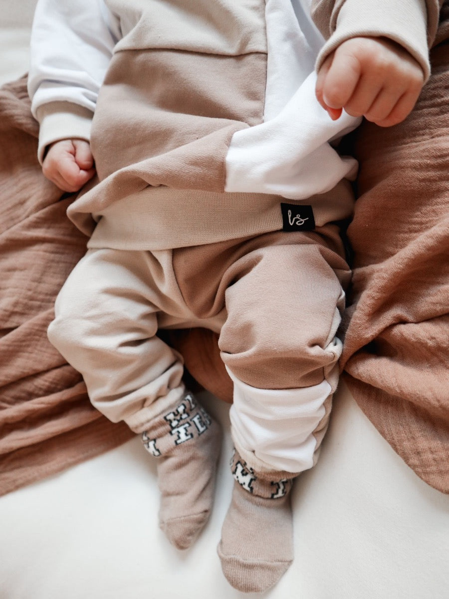 Jogger mixed combi (dark beige)