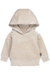 Corduroy capuchon sweater (sand)