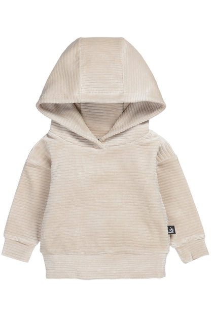 Corduroy capuchon sweater (sand)