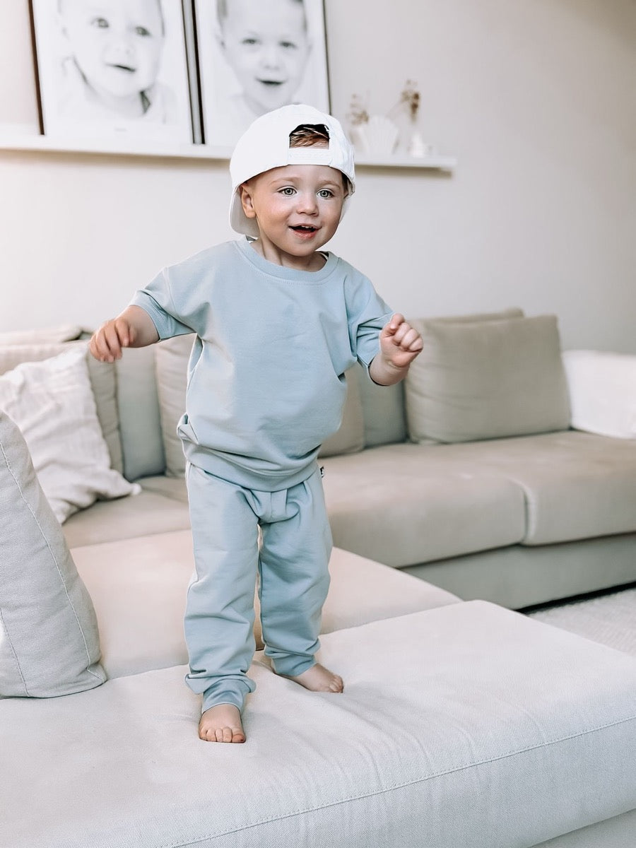 Jogger pants soft blue