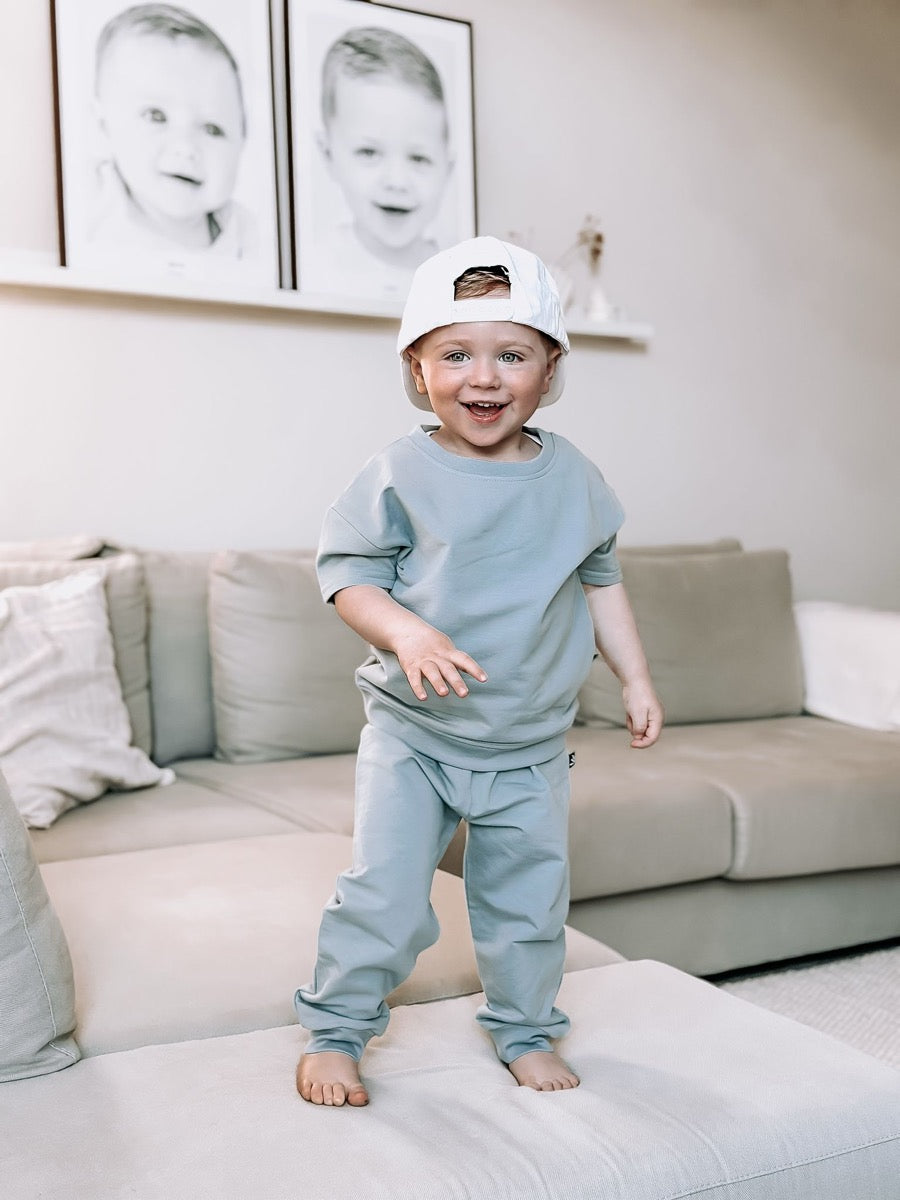 Jogger pants soft blue