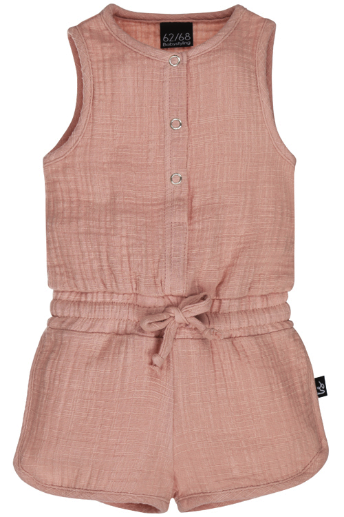 Jumpsuit linnen clay pink