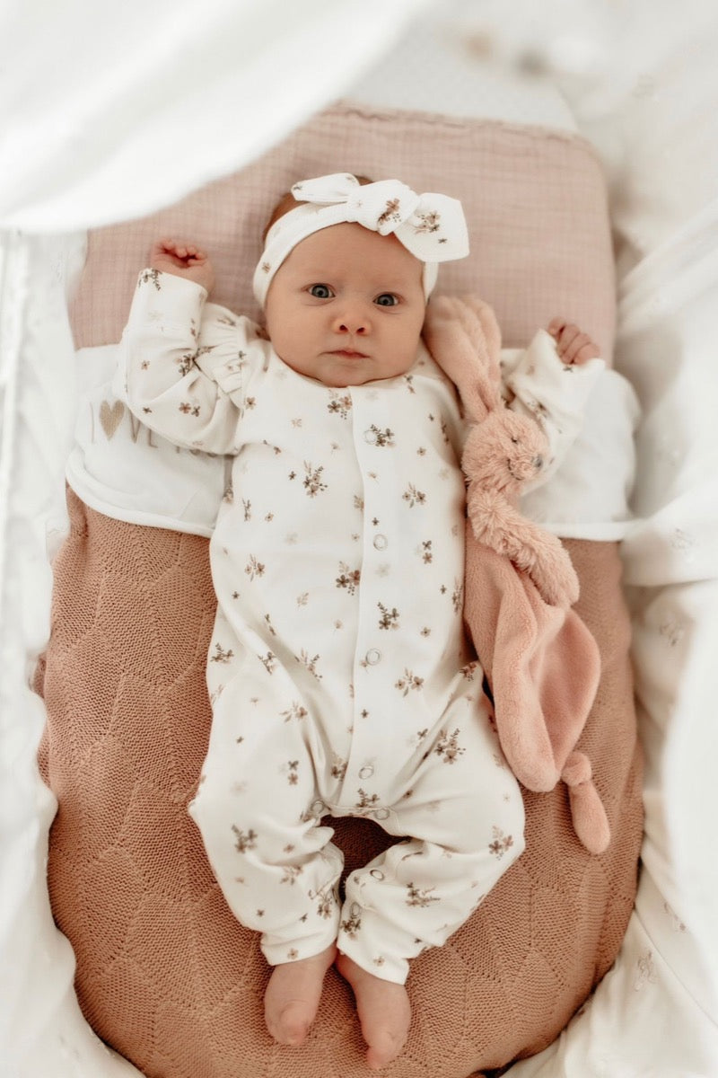 Ruffle boxpakje karla offwhite/brown