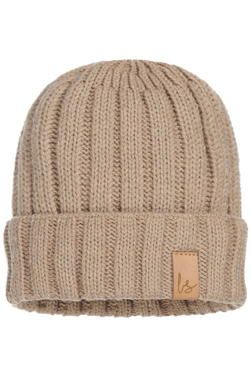 Knitted mutsje (light oak)
