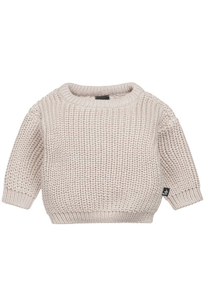 Knitted sweater (sand) Adult