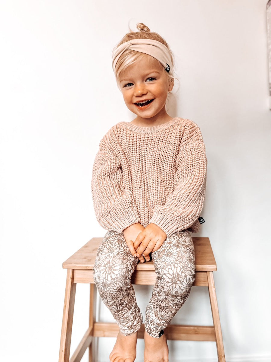 Knitted sweater (rose)