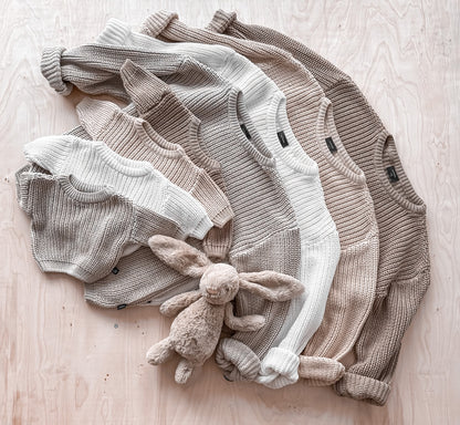 Strickpullover (beige)