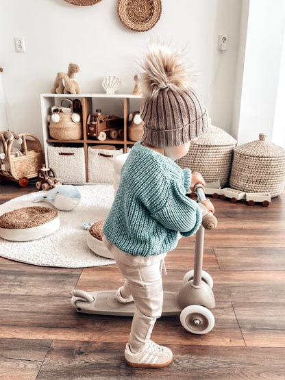 Knitted sweater (dusty green)