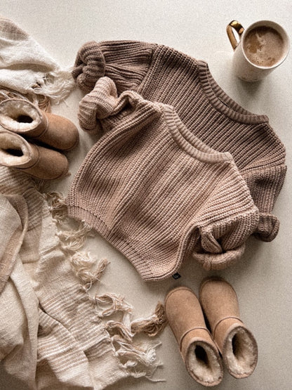 Strickpullover (beige)