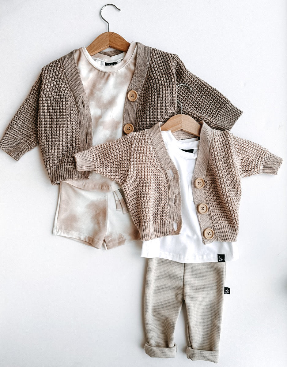Knitted vestje beige