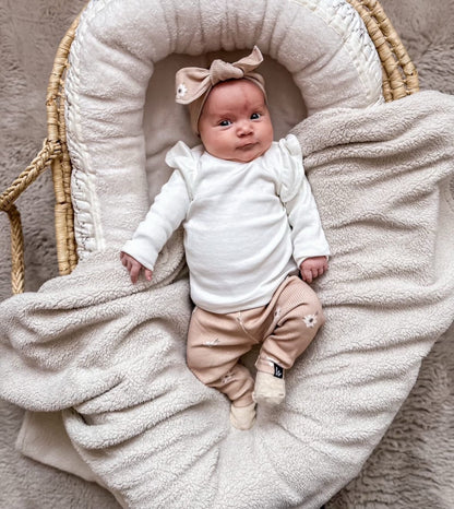 Haarbandje zoe with dots rib