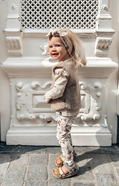 Teddy bodywarmer beige