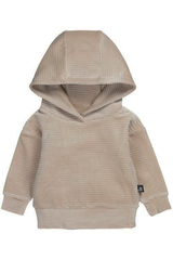 Corduroy capuchon sweater (light oak)