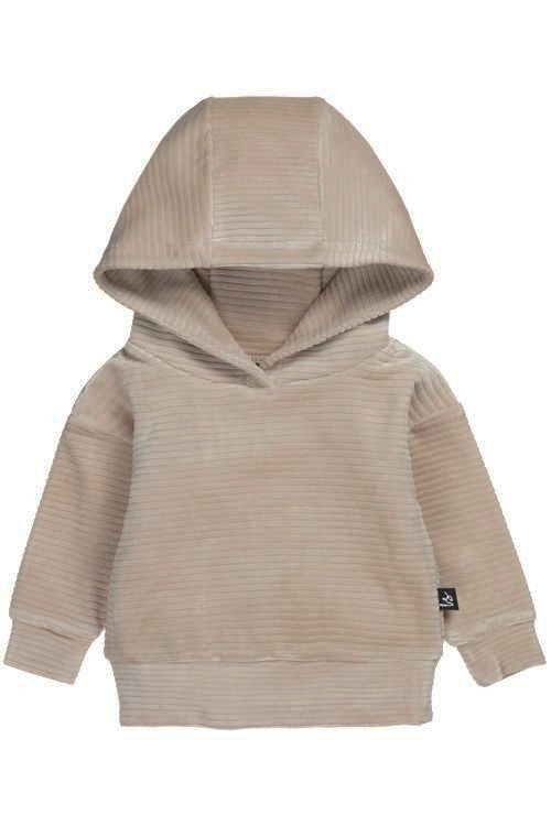 Cordpullover mit Kapuze (hellbraun) 122/128
