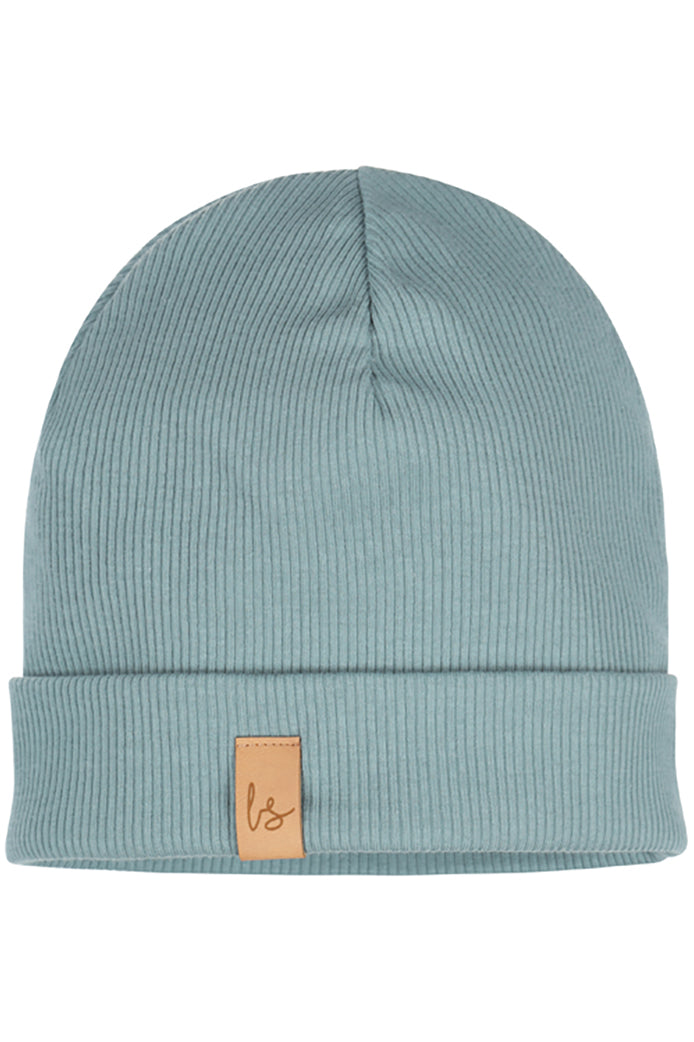 Beanie rib buttons (petrol)