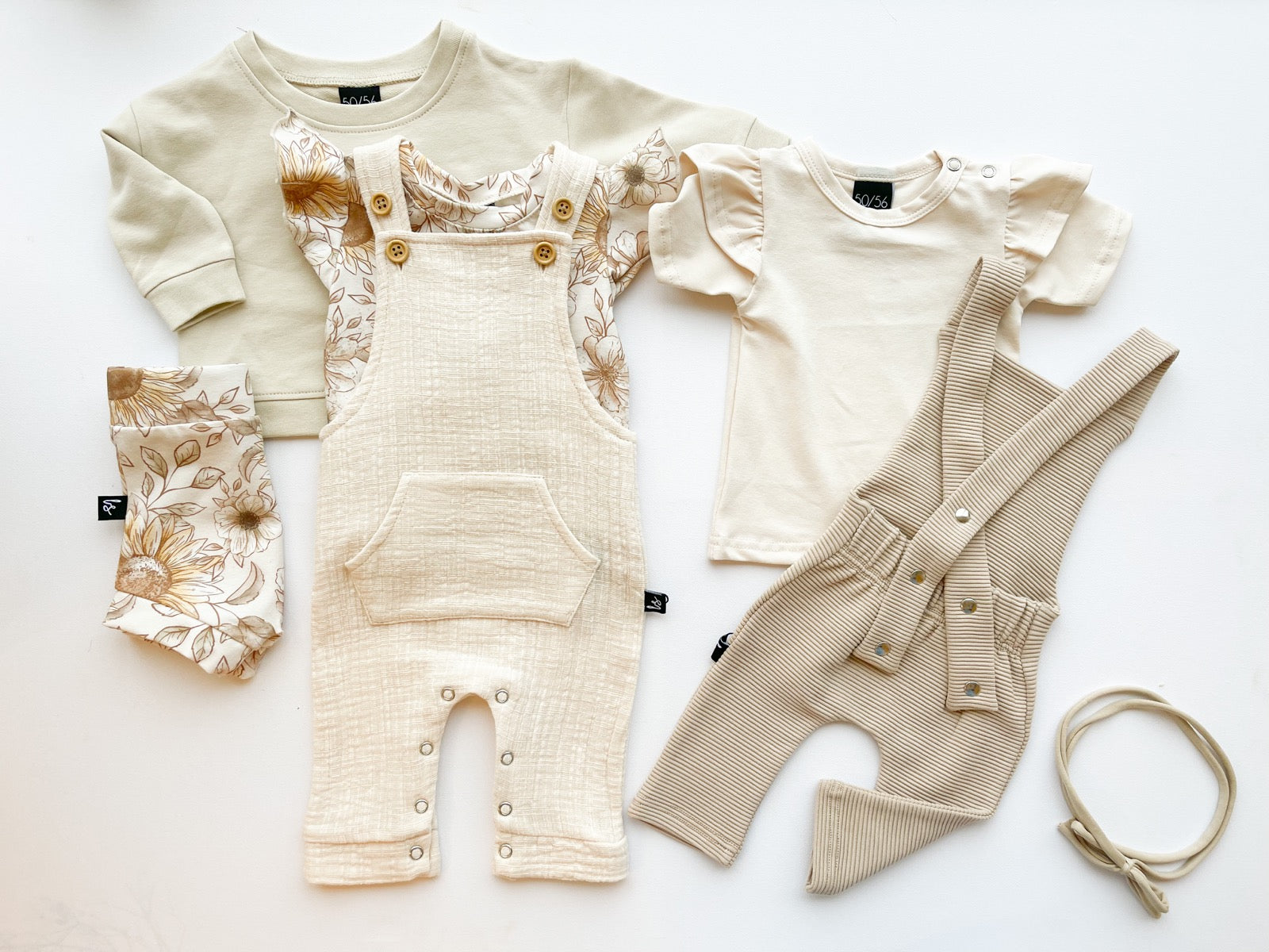 Muslin tuinpakje (nude)