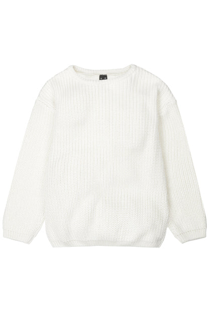 Knitted sweater (ecru) Adult