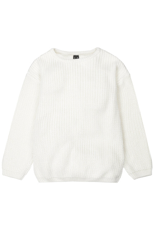 Knitted sweater (ecru) M