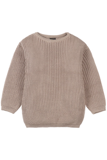 Strickpullover (hellbraun)