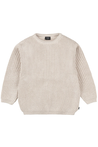 Knitted sweater (sand) Adult