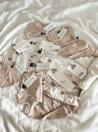 Mutsje teddy strippes