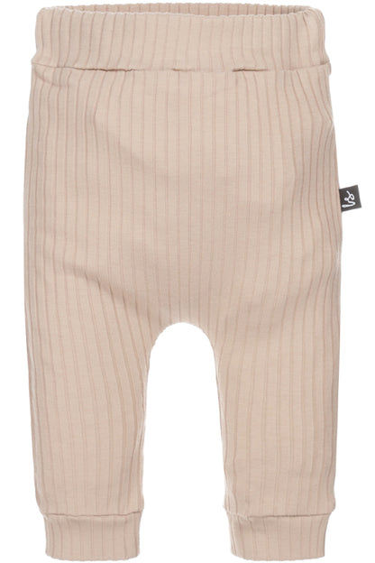 Newborn broekje groovy rib (almond)