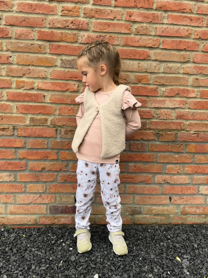 Ruffle longsleeve rib (rose)