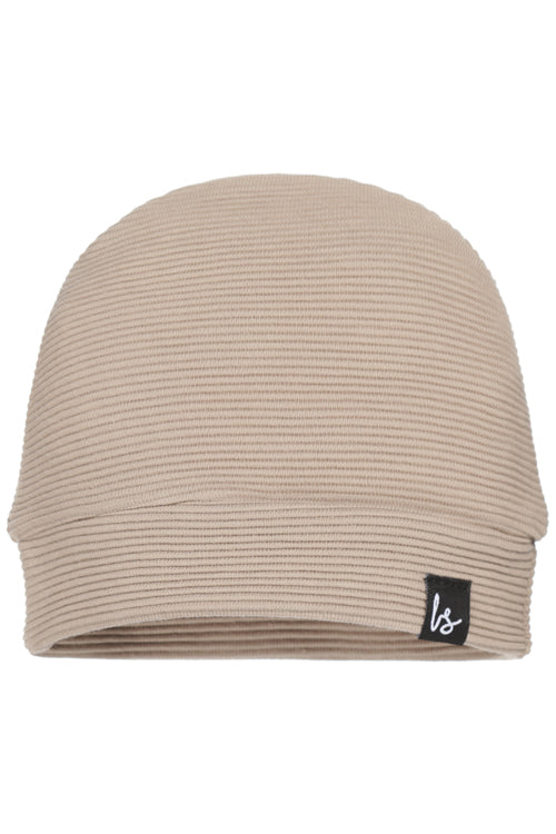 Rib mutsje (beige)