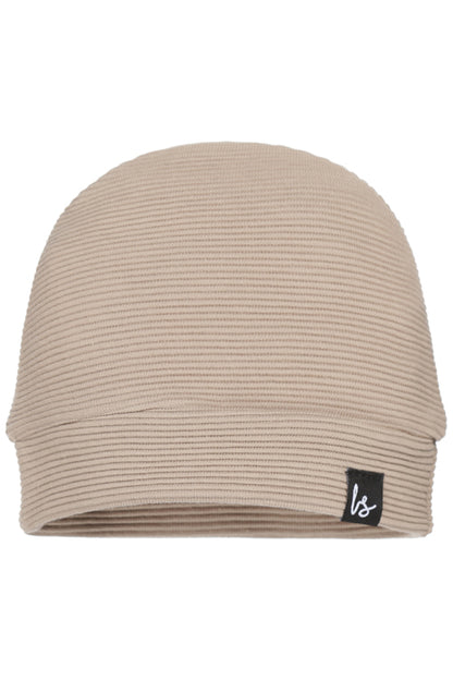 Rib mutsje (beige)