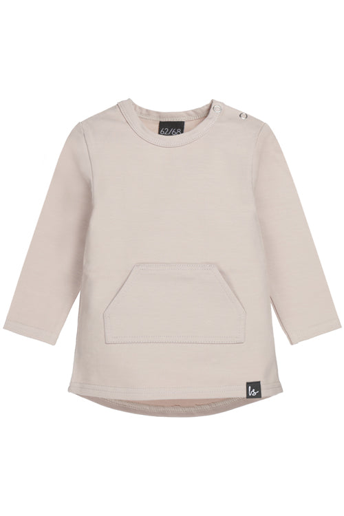 Pocket longsleeve shirt sand