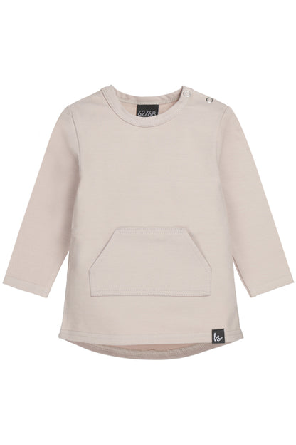 Pocket longsleeve shirt sand