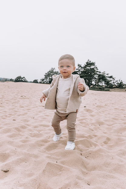Pocket longsleeve shirt sand