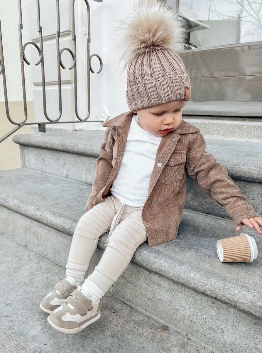 Rib jacket (light oak)