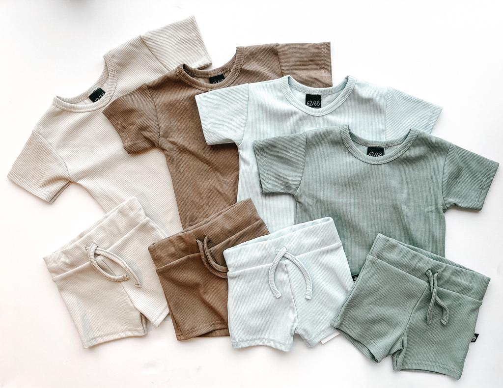 Rib jersey t-shirt green