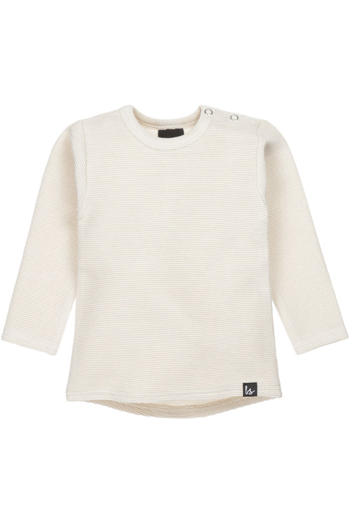 Rib longsleeve (sand) (rounded back)