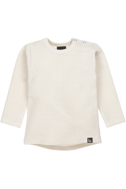 Rib longsleeve (sand) (rounded back)