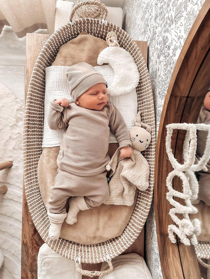 Gerippte Hose (Sand)