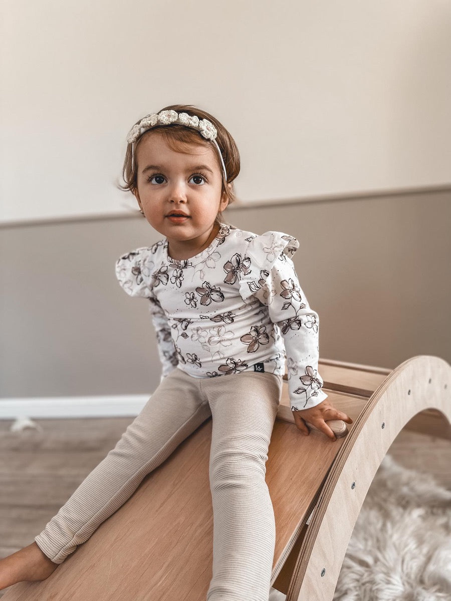 Legging rib (sand)