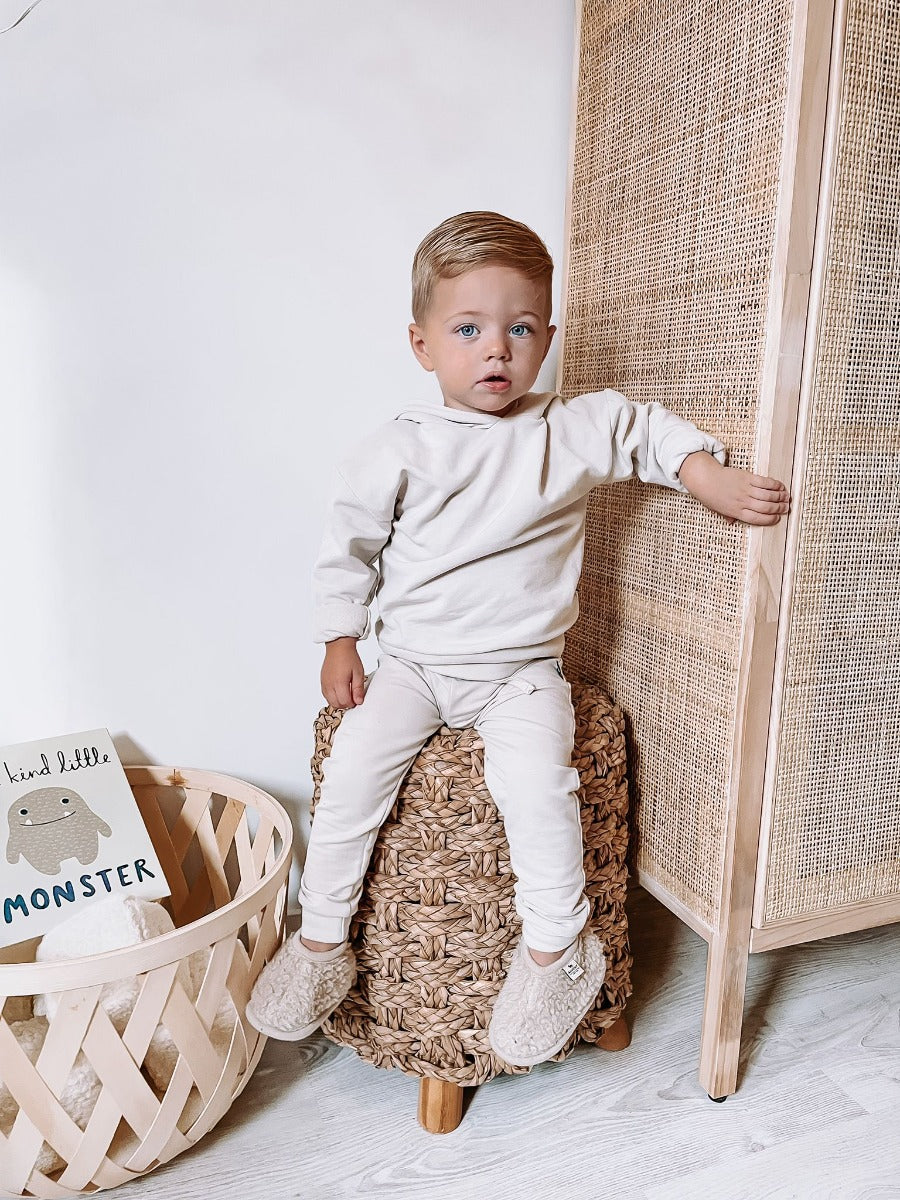Jogger broekje sand