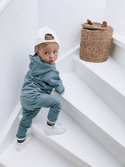 Capuchon sweater (dusty blue)
